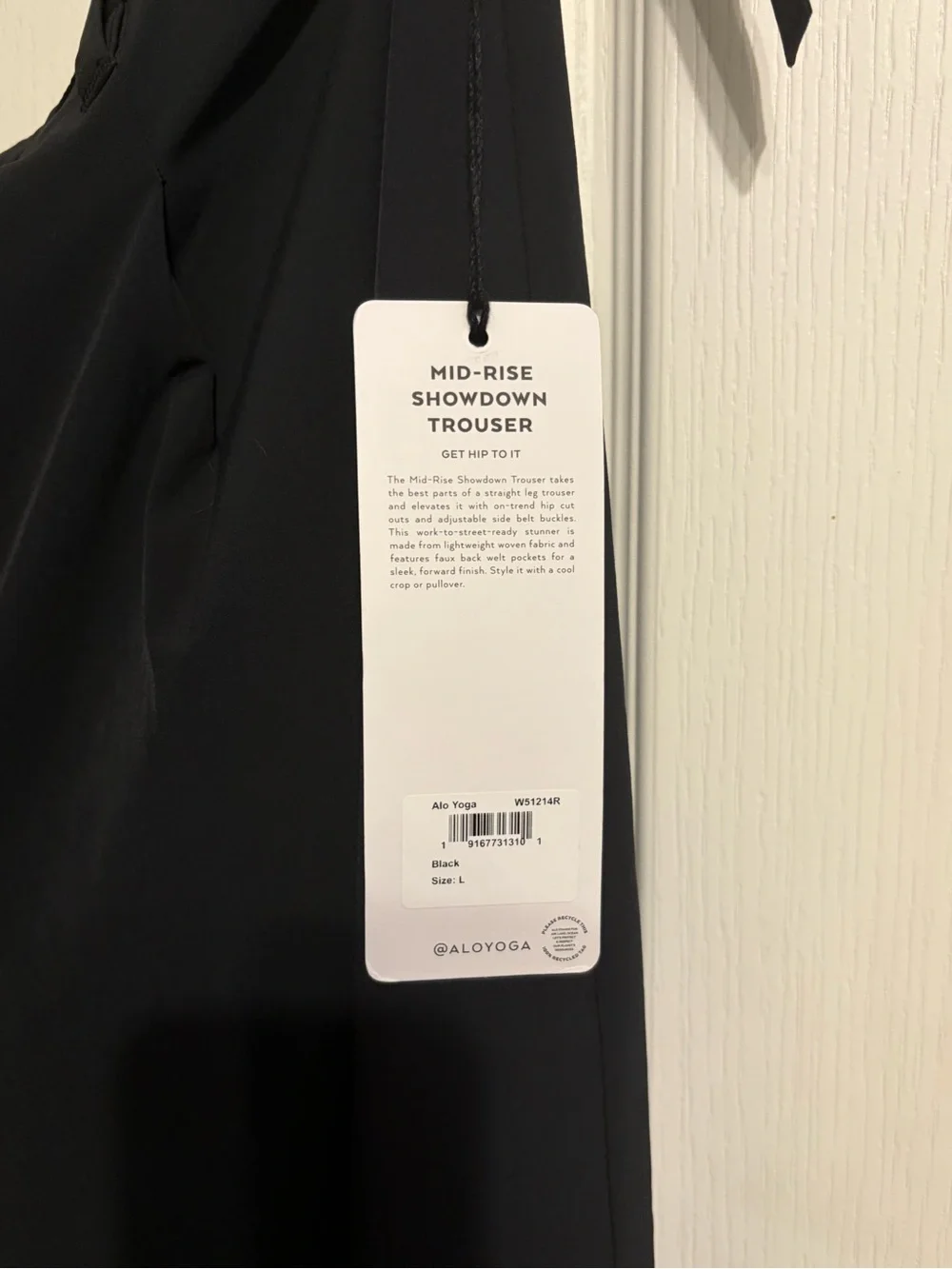 ALO Yoga Black Women's Jumpsuit - Minimal Logo Tag Visible